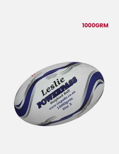 250-RBL-P-1000-Leslie - Senior Power-pass Rugby Ball 1Kg - Leslie - Impakt  - Balls