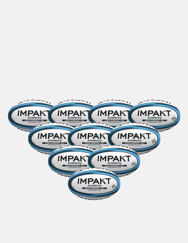 - Impakt Academy Rugby Ball Size 5 Pack - Rugby Balls - Impakt