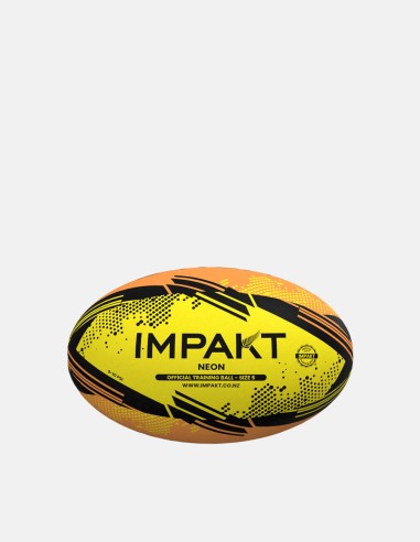 - Impakt Neon Rugby Ball Size 5 - Rugby Balls - Impakt