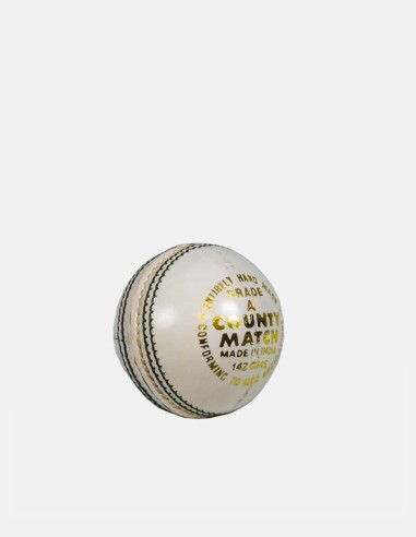 410 - County Match Ball White 142 GRM (4 PCE) - Impakt  - Cricket