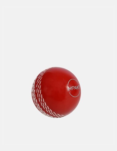 490 - Plastic Cricket Ball Red - Impakt  - Cricket